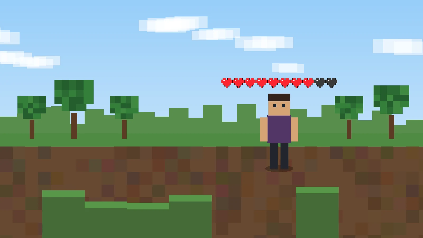 Gameplay-style image for Player Health Indicator Mod 1.21.4: Compatibility Status, Pull Requests, and Safe Testing
